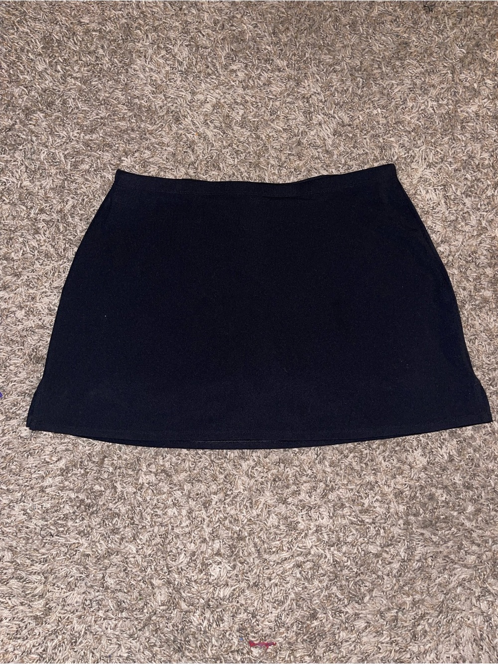 Fabletics Black Athletic Skort Workout Tennis Skirt Sporty - Size